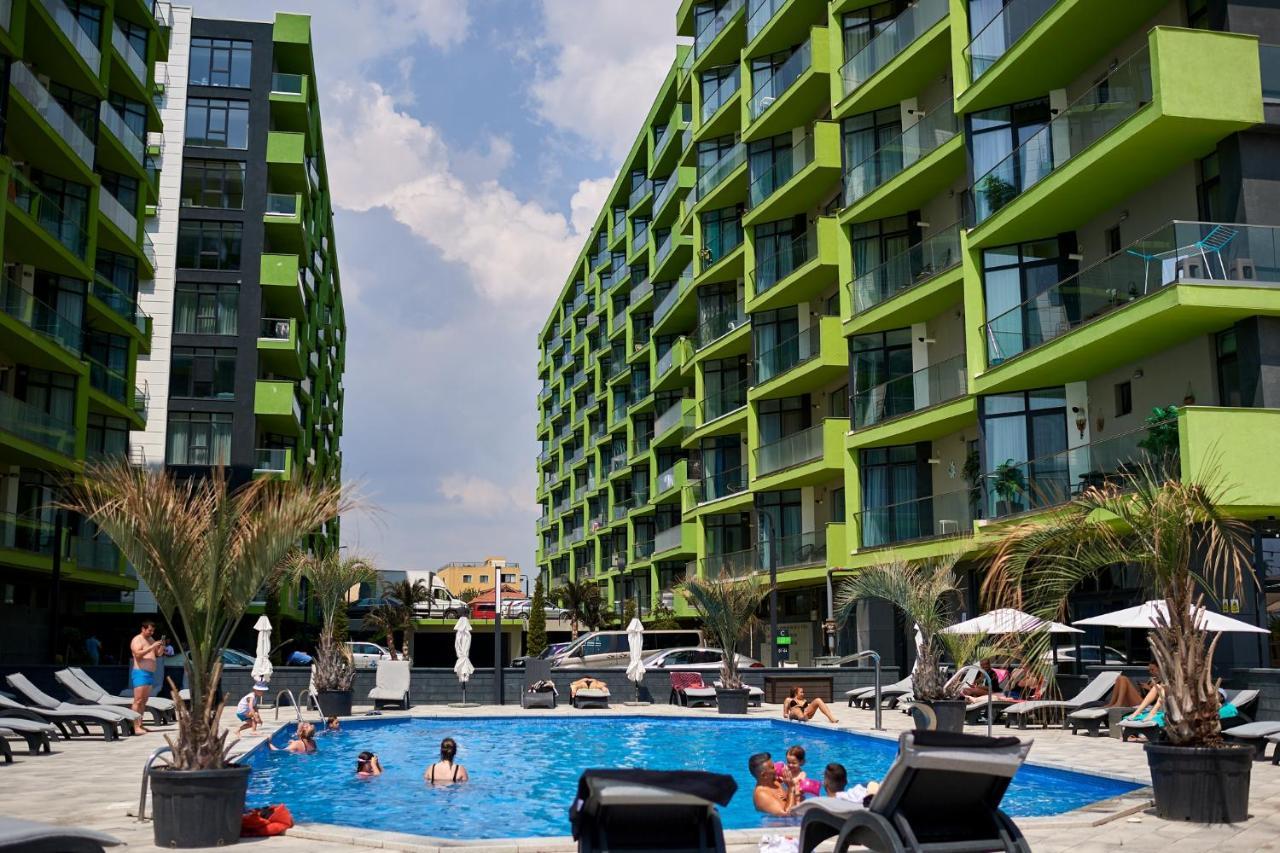 Melisea Aparthotel Pool & Spa Mamaia Nord Năvodari Buitenkant foto